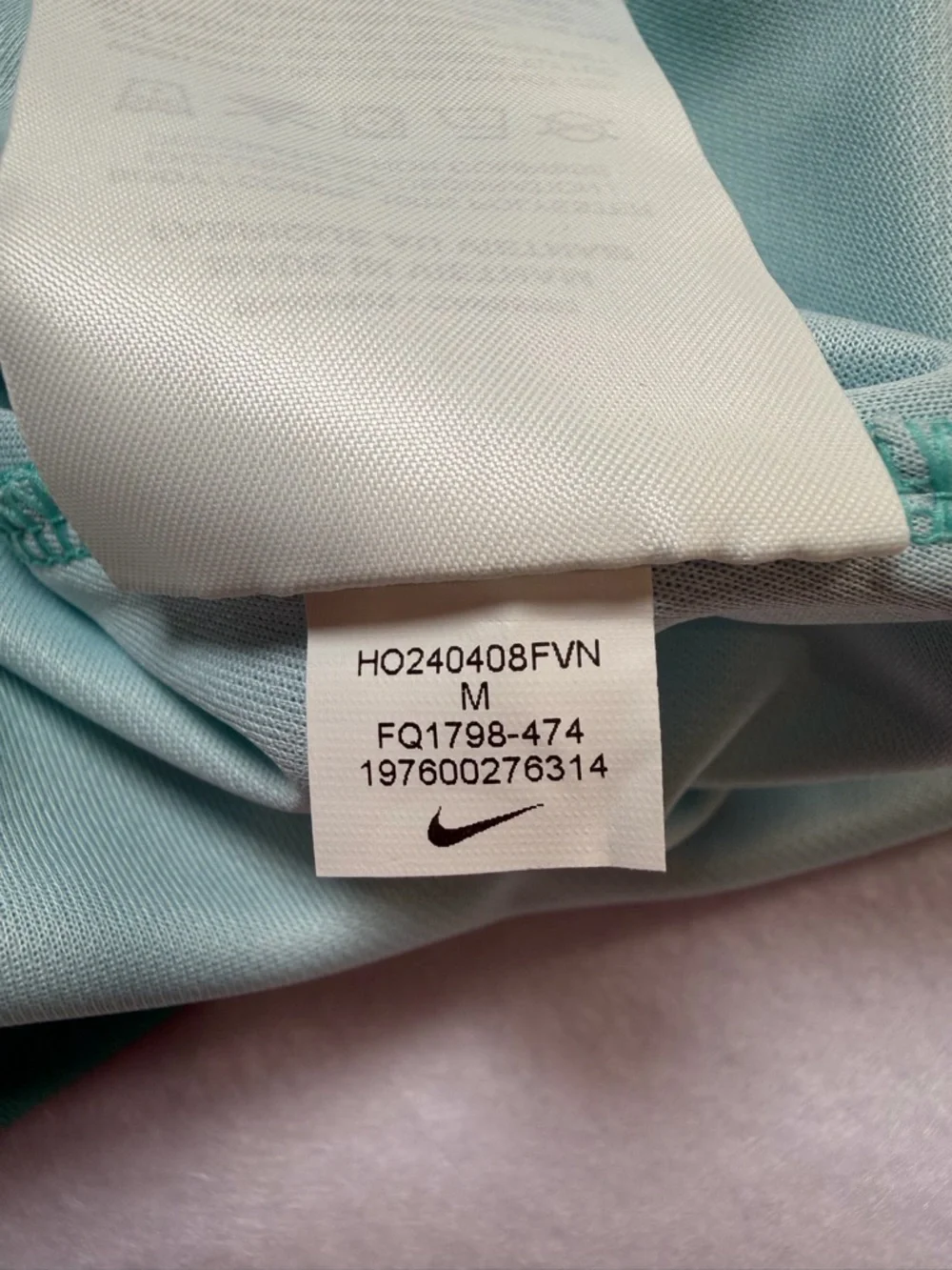 Nike Golf Women's Teal Short-Sleeve Button-Down Polo with Black Swoosh Size M - Picture 13 of 14